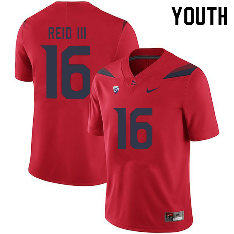 Youth #16 Thomas Reid III Arizona Wildcats College Football Jerseys Sale-Red - Click Image to Close